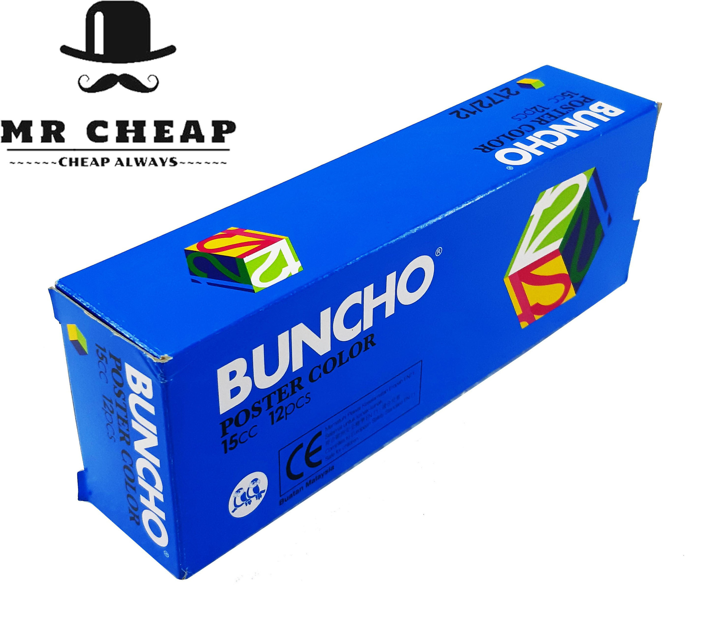 Buncho Poster Color (12 Color/Box)