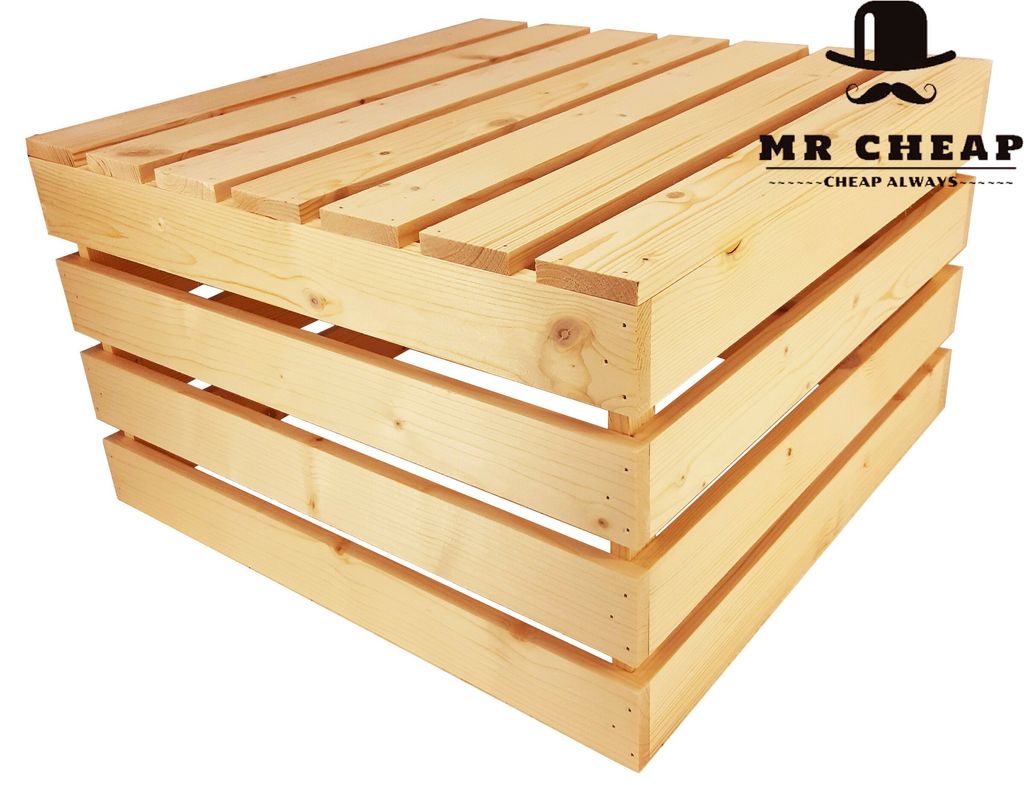 PINE WOOD CRATE 1013 Mr Cheap