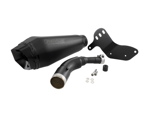 Demi-ligne D'échappement Remus Sportexhaust Carbone Pour Vespa GTS Super 300 - Neuf