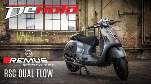 Silencieux D'échappement Remus RSC Inox Sans Catalyseur Pour Vespa GTS 300 Ie Super (2017) - Neuf Sous Emballage - Garantie 2 Ans