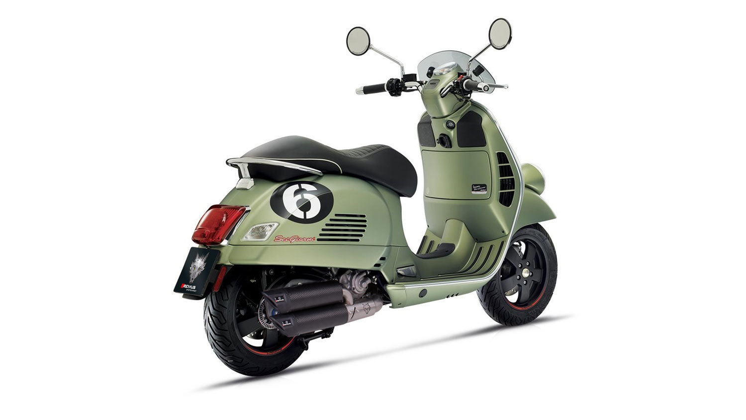 Remus Dual Flow Stainless Steel Black Exhaust Vespa GTS300 – Vespa Planet