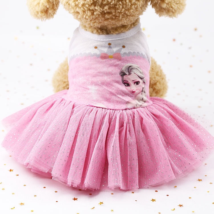 frozen dress pink