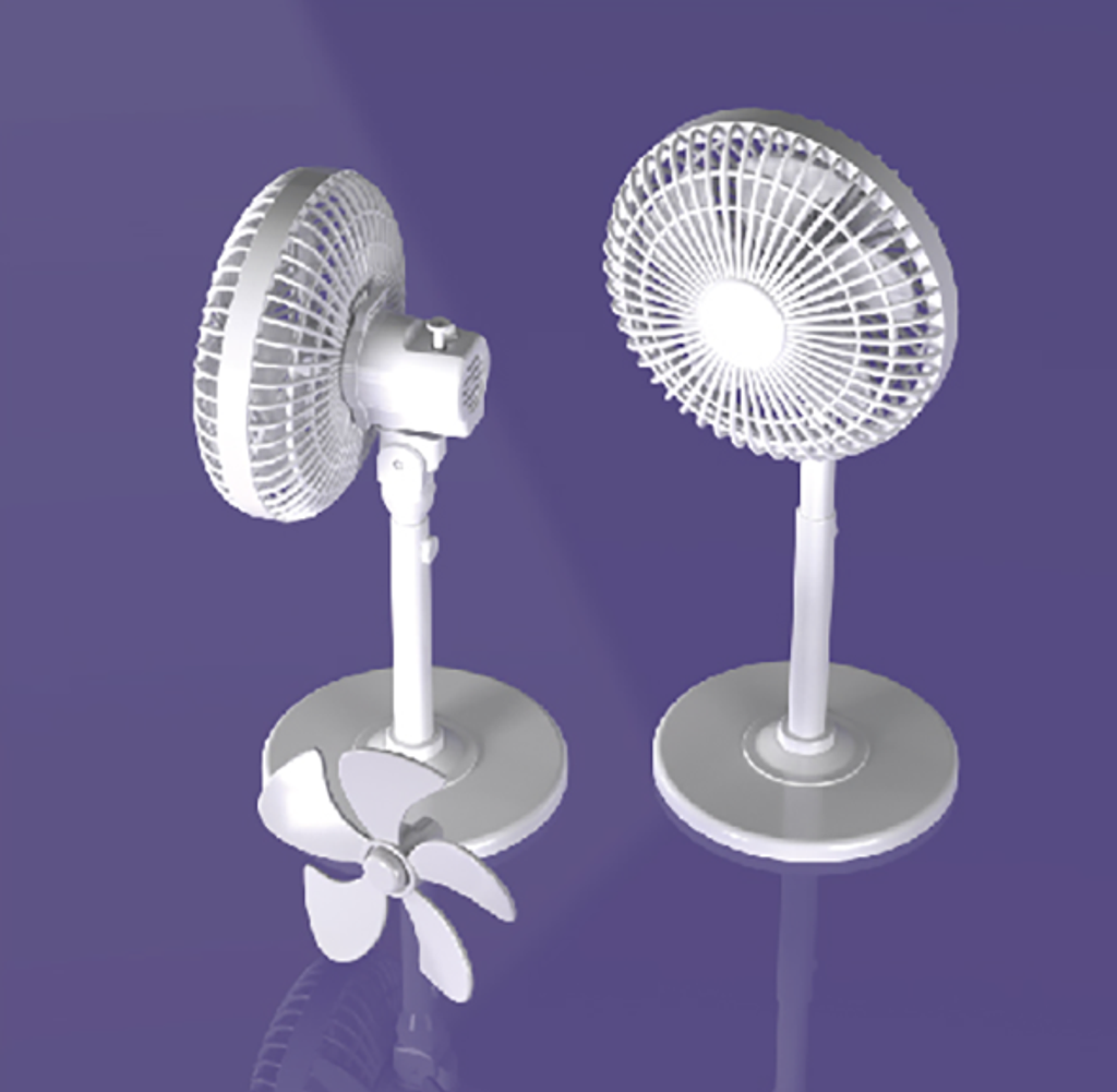WEIRDO 24001 1/24電風扇電扇風扇(2入) Electric Fans ｜場景模型袖珍 