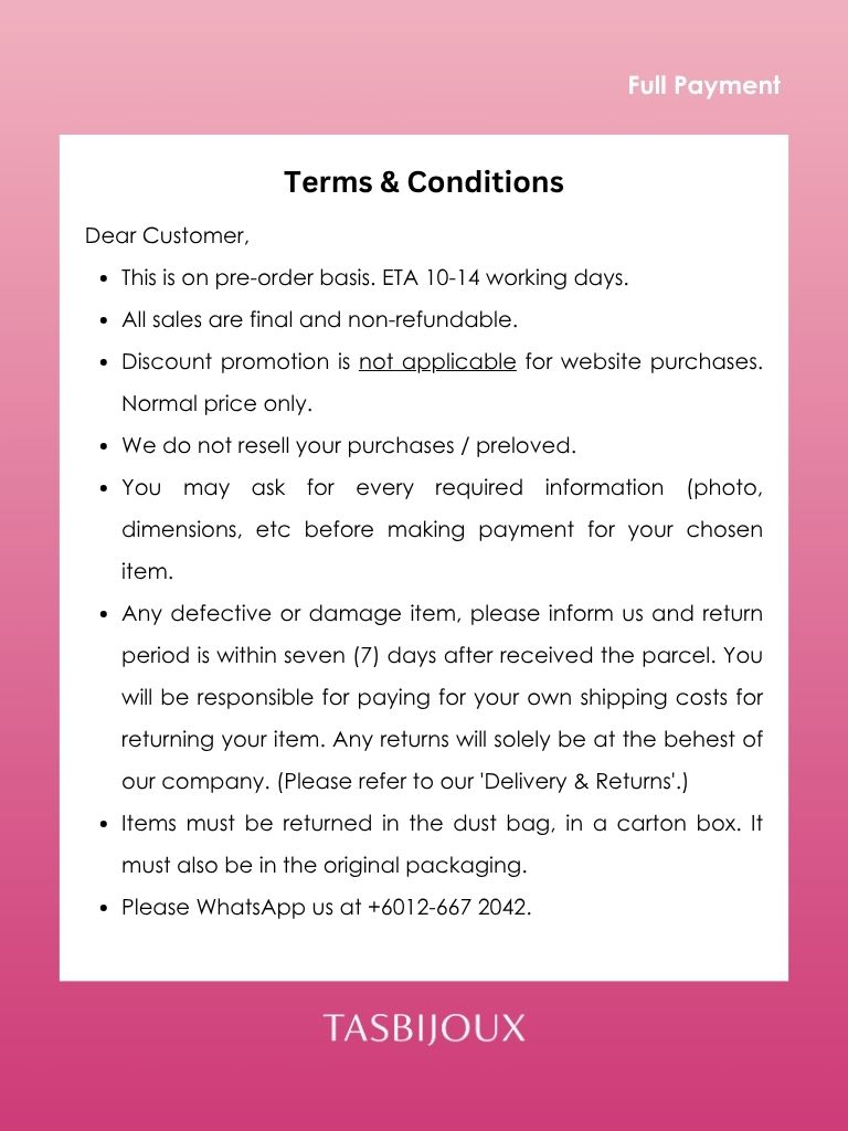 Pre-Order T&C-3