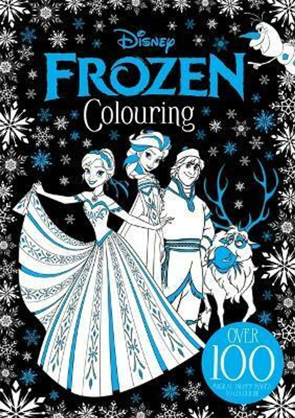 frozen colouring book