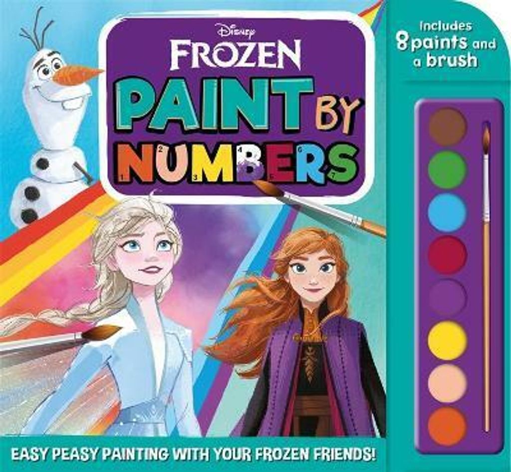 disney frozen paint by number