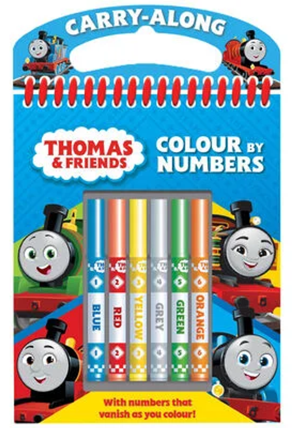 thomas & friends colour by number 1