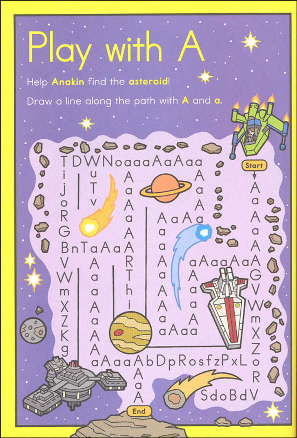 star wars workbooks kindergarten writing & abcs 3