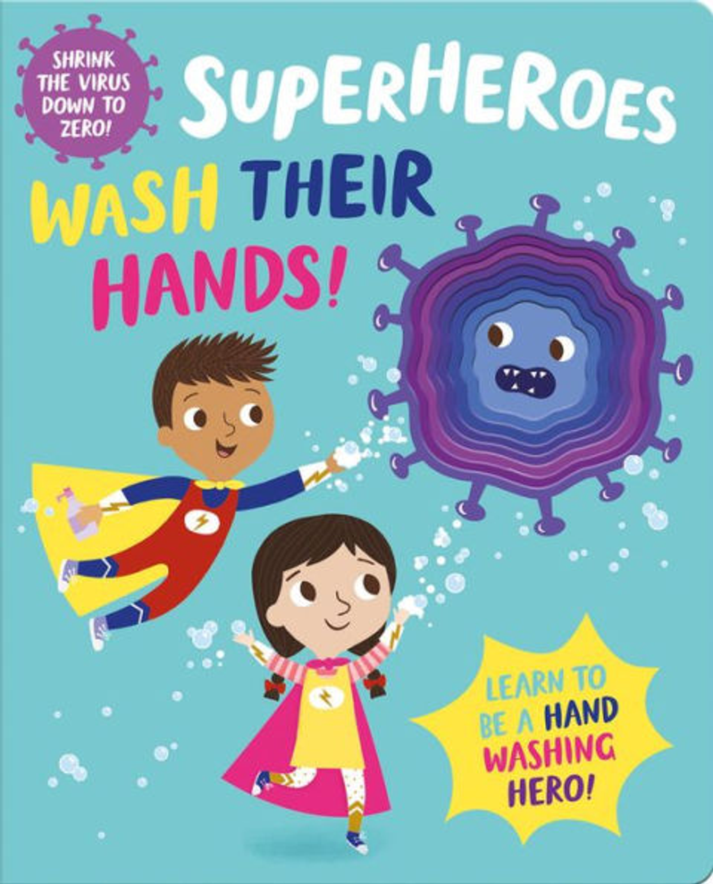 superheroes wash their hands 1
