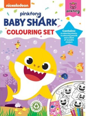 BABY SHARK COLOUR BOOK 1