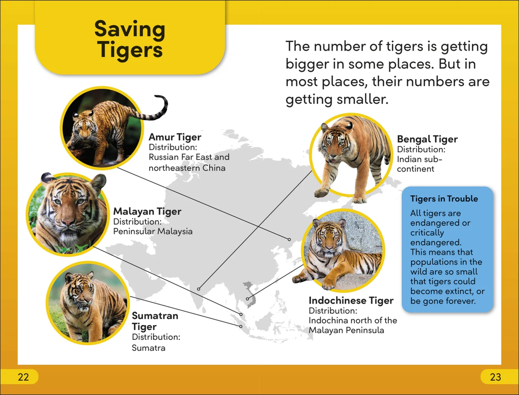 DK SUPER READERS - SAVE THE TIGERS 1A