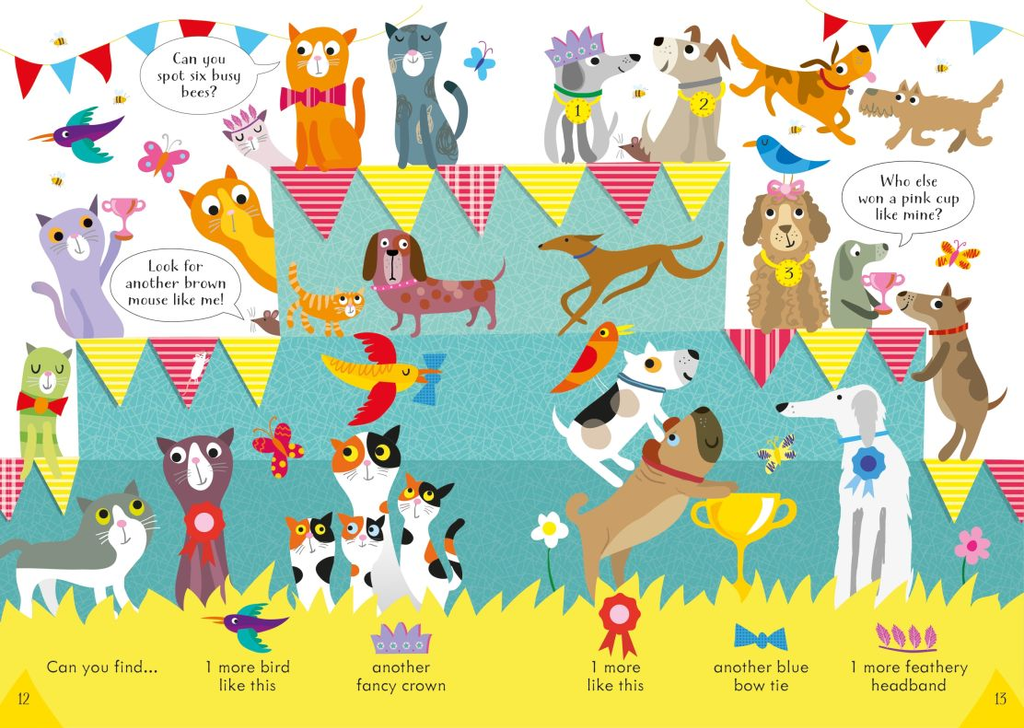 LOOK AND FIND PUZZLES  DOGS AND CATS 1B