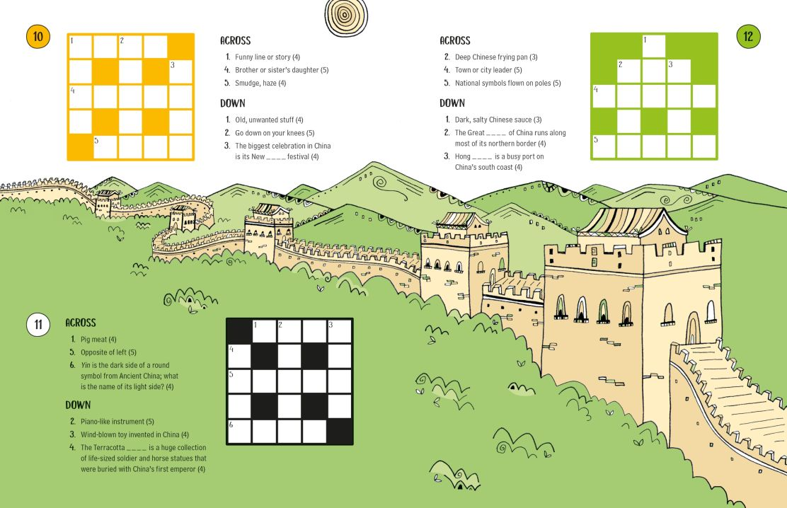 100 CHILDREN'S CROSSWORDS TRAVEL 1A