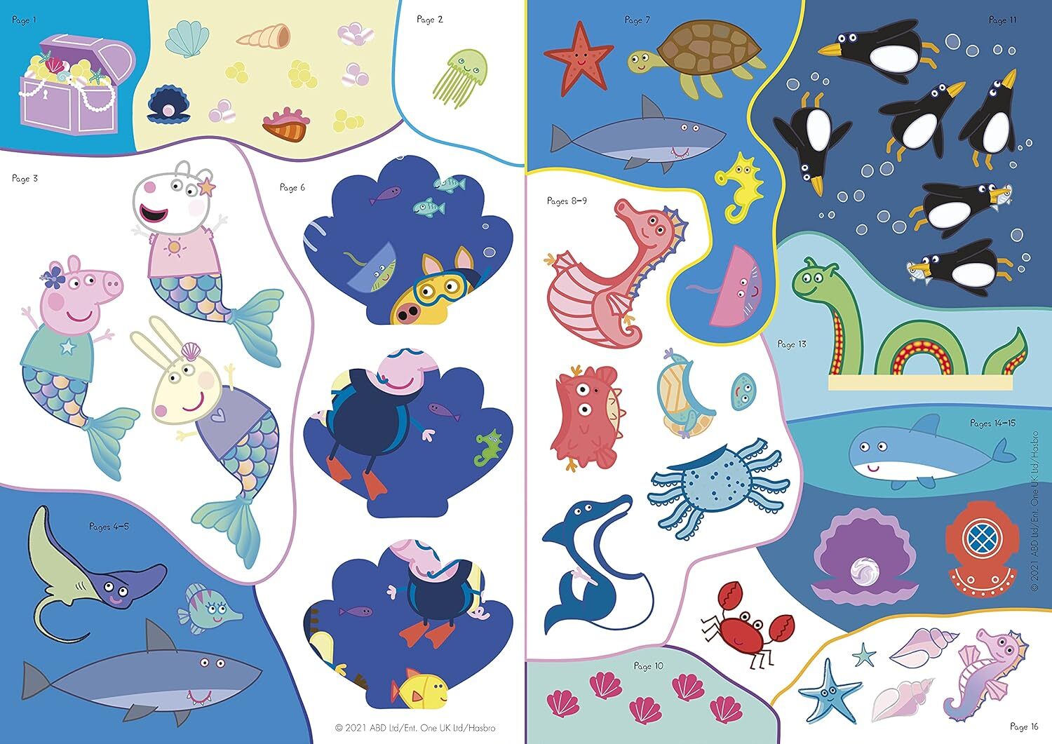 04_Peppa Pig Peppa's Underwater Friends Sticker Activity