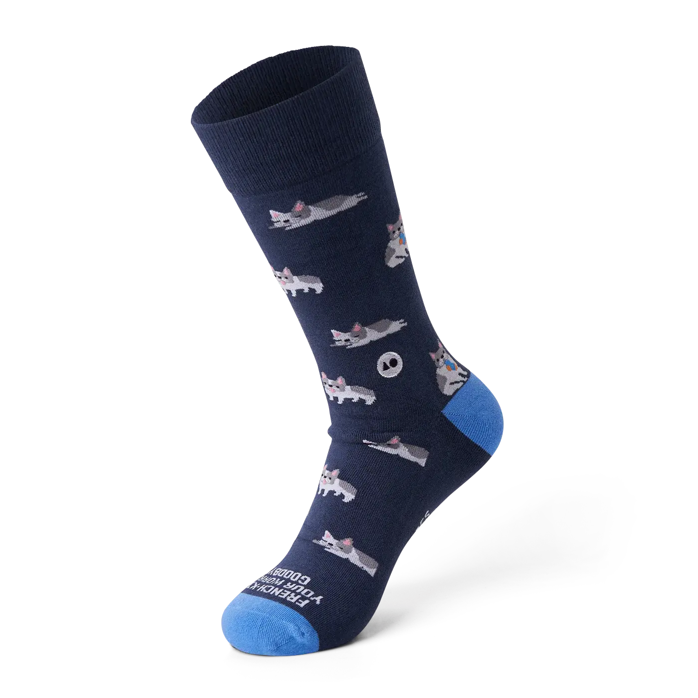 01_WORRY-FREE FRENCHIE SOCK (SIZEM)