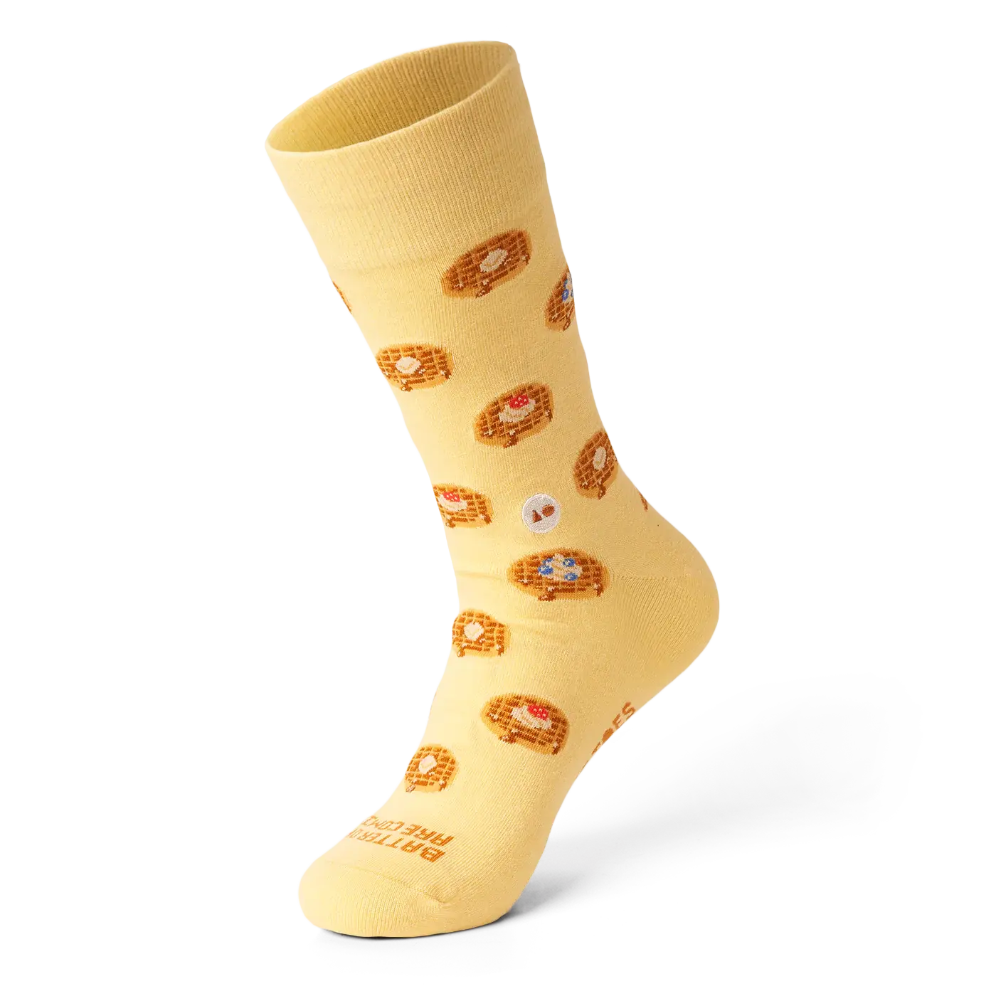 01_BREAKFAST WAFFLE CREW SOCK (SIZEM)