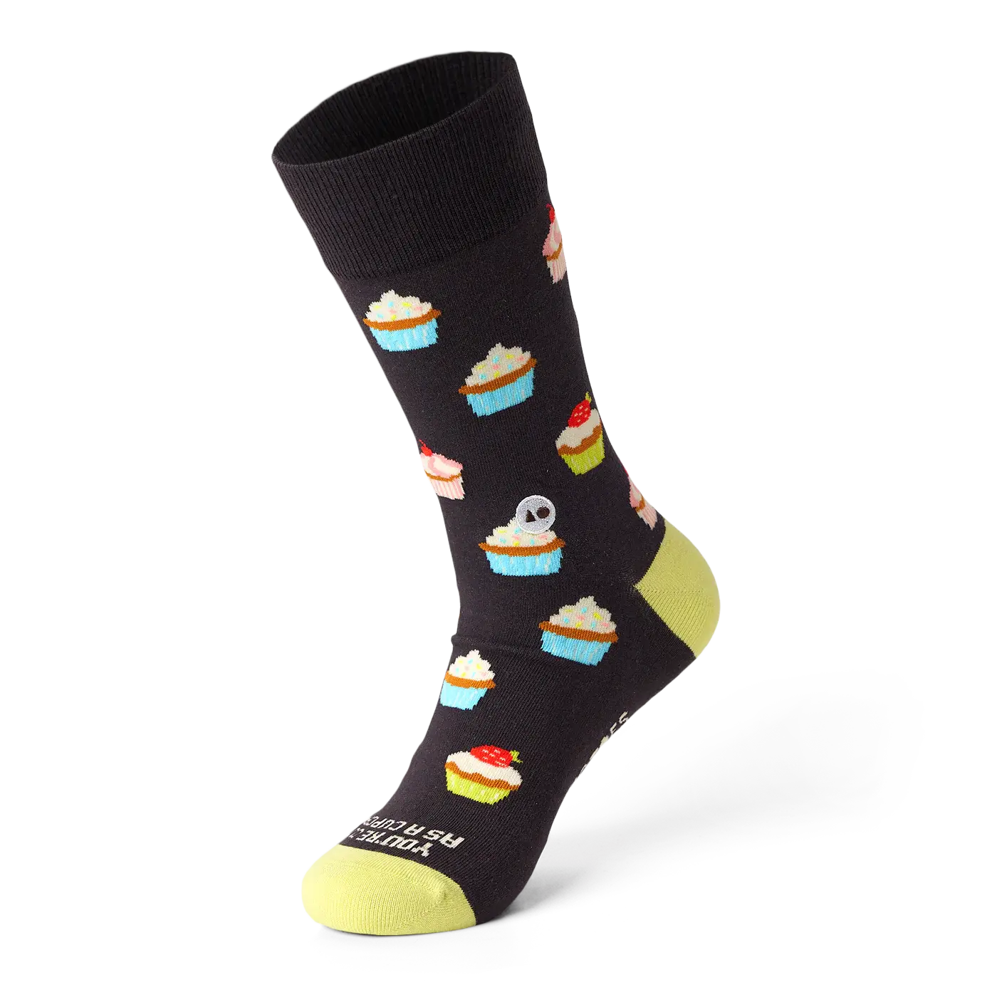 01-CUPCAKE CUTIE CREW SOCK (SIZEM)