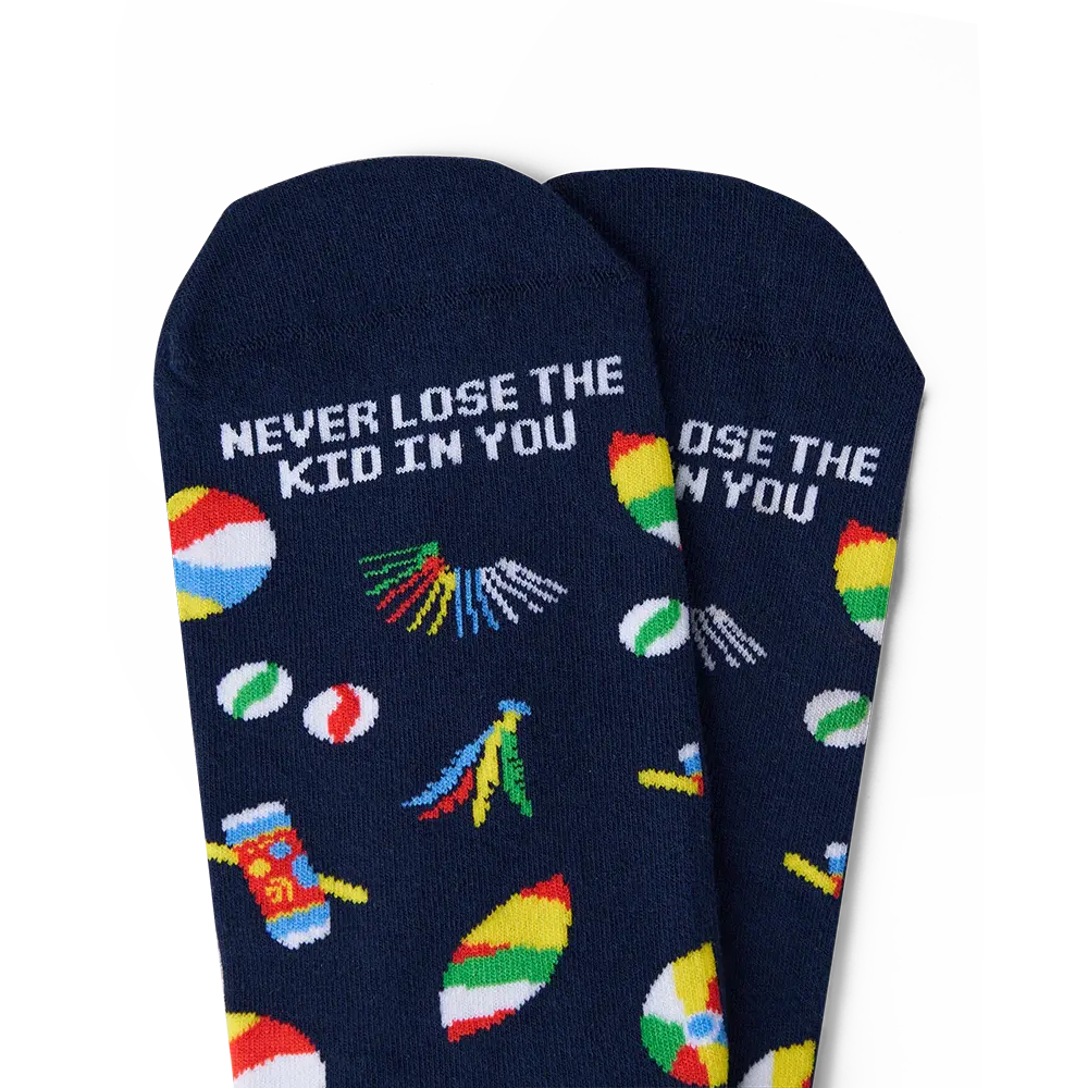 02_RETRO PLAYTIME CREW SOCK (SIZEM)