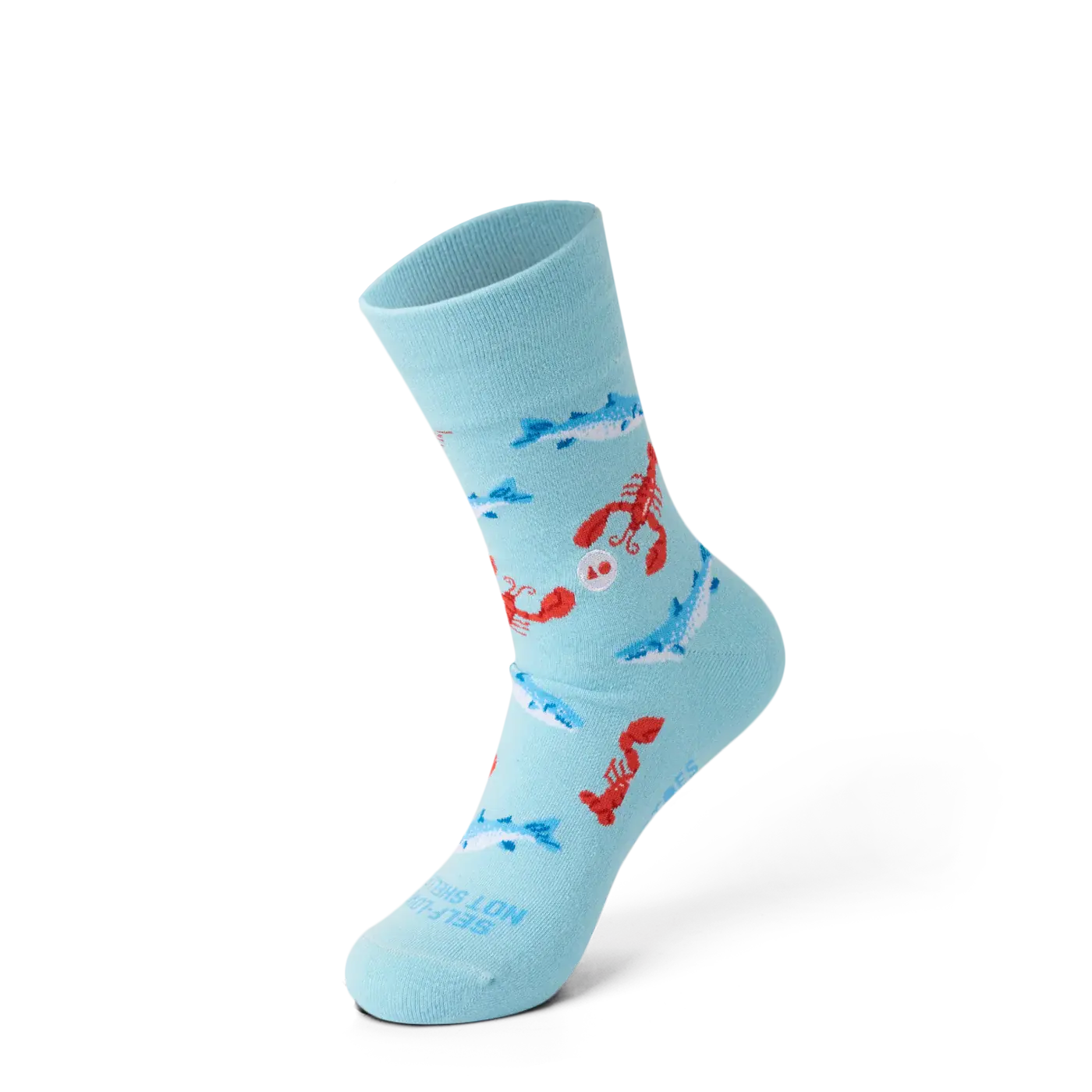 01_SELF-LOVE SEAFOOD CREW SOCK (SIZES)