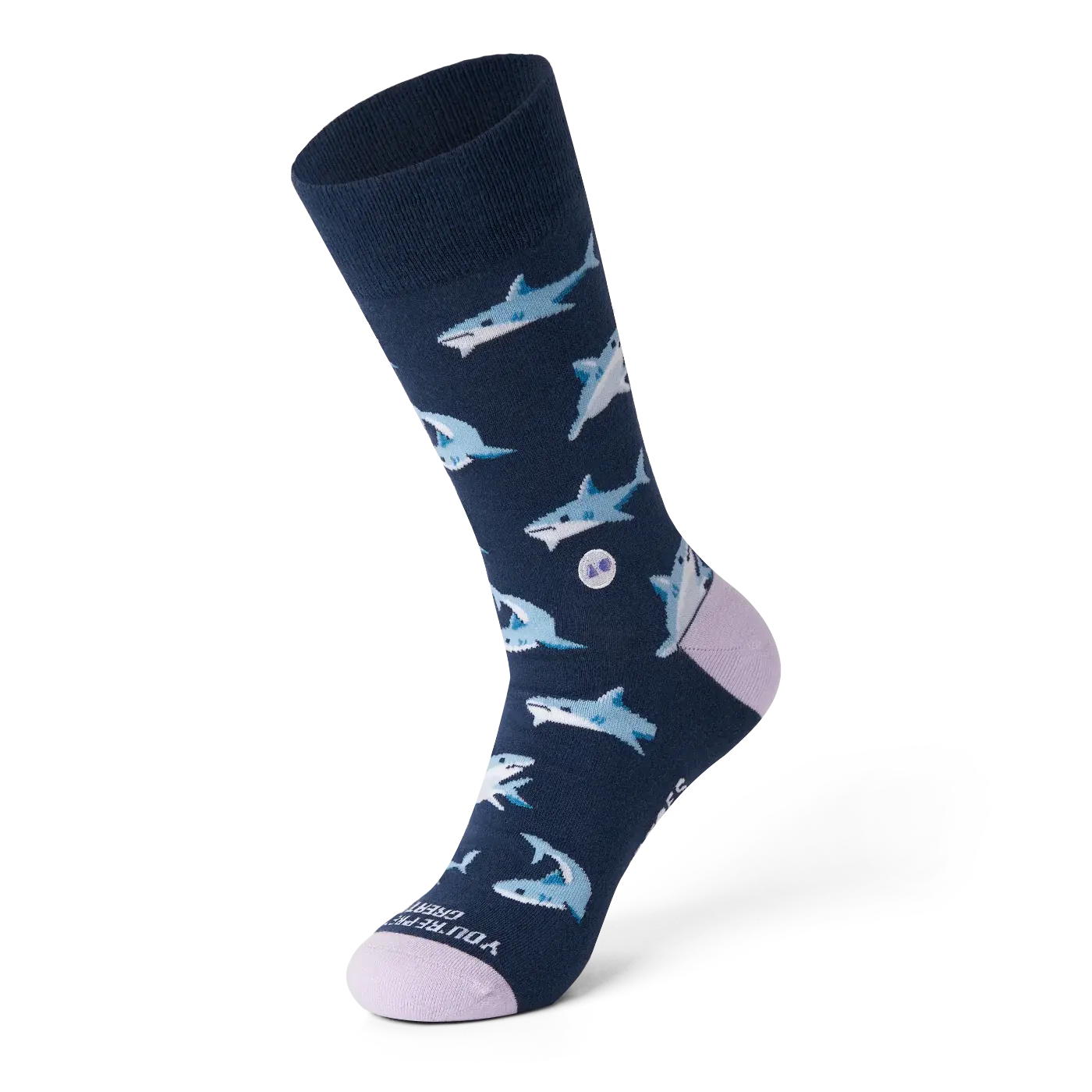 01_GREAT WHITE CREW SOCK (SIZEM)