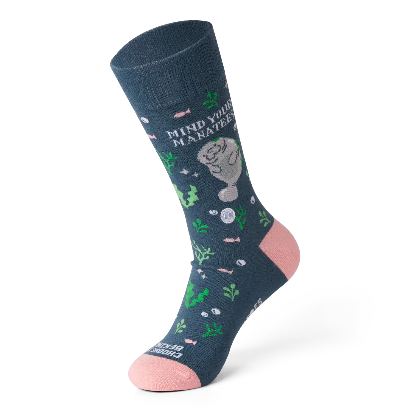 01_KIND MANATEE CREW SOCK (SIZEM)