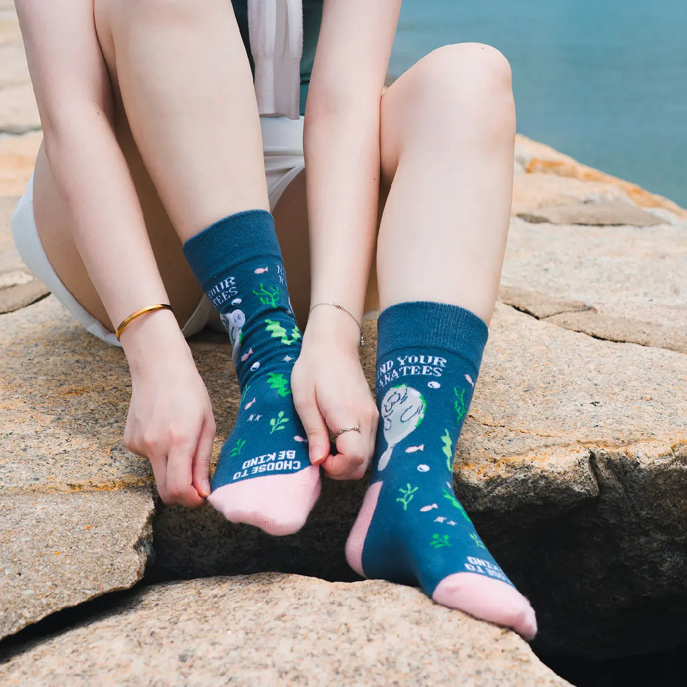 03_KIND MANATEE CREW SOCK (SIZEM)