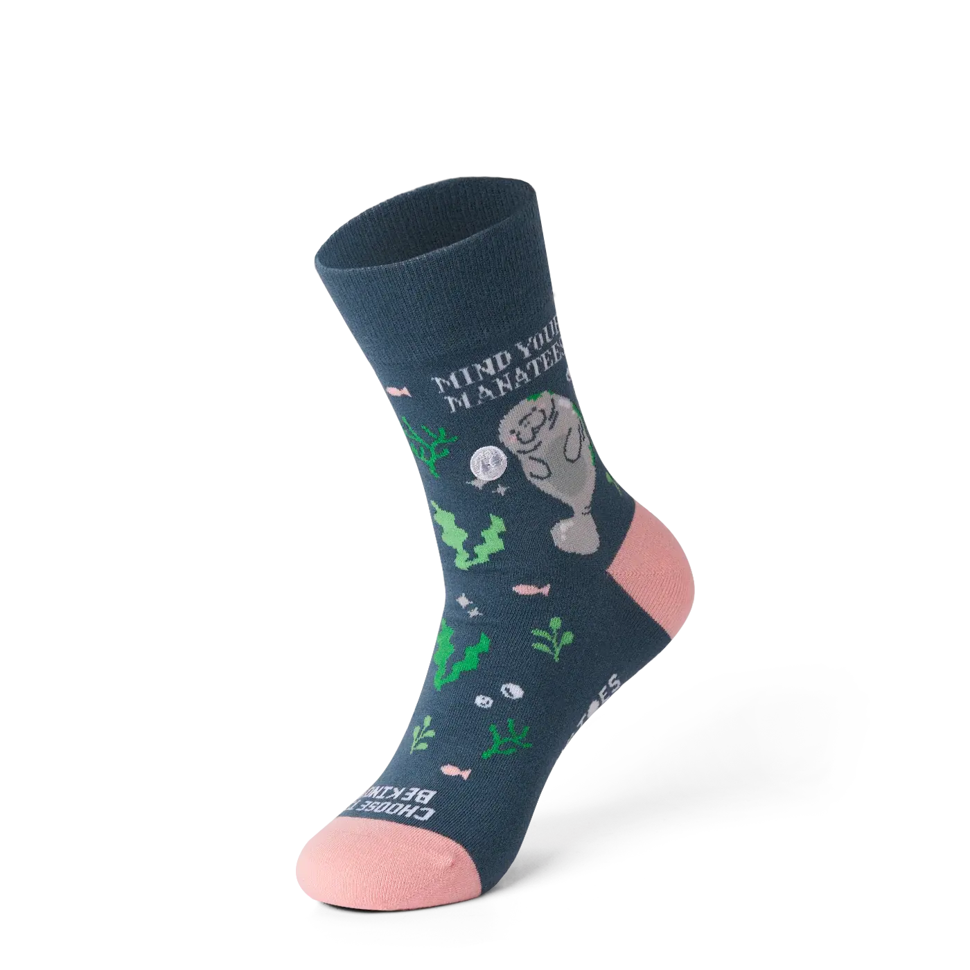 01_KIND MANATEE CREW SOCK (SIZES)