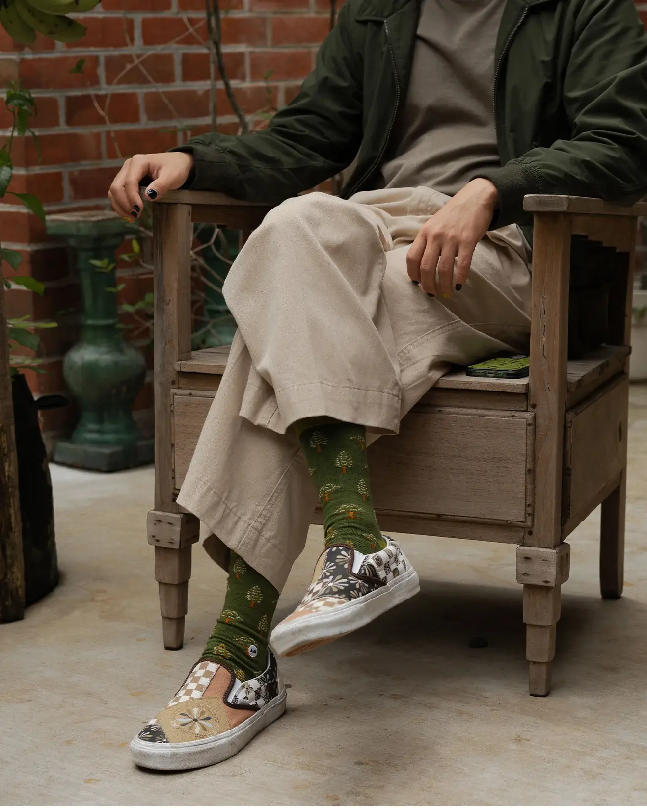 03_ROOTING FOR TREES CREW SOCK (SIZEM)