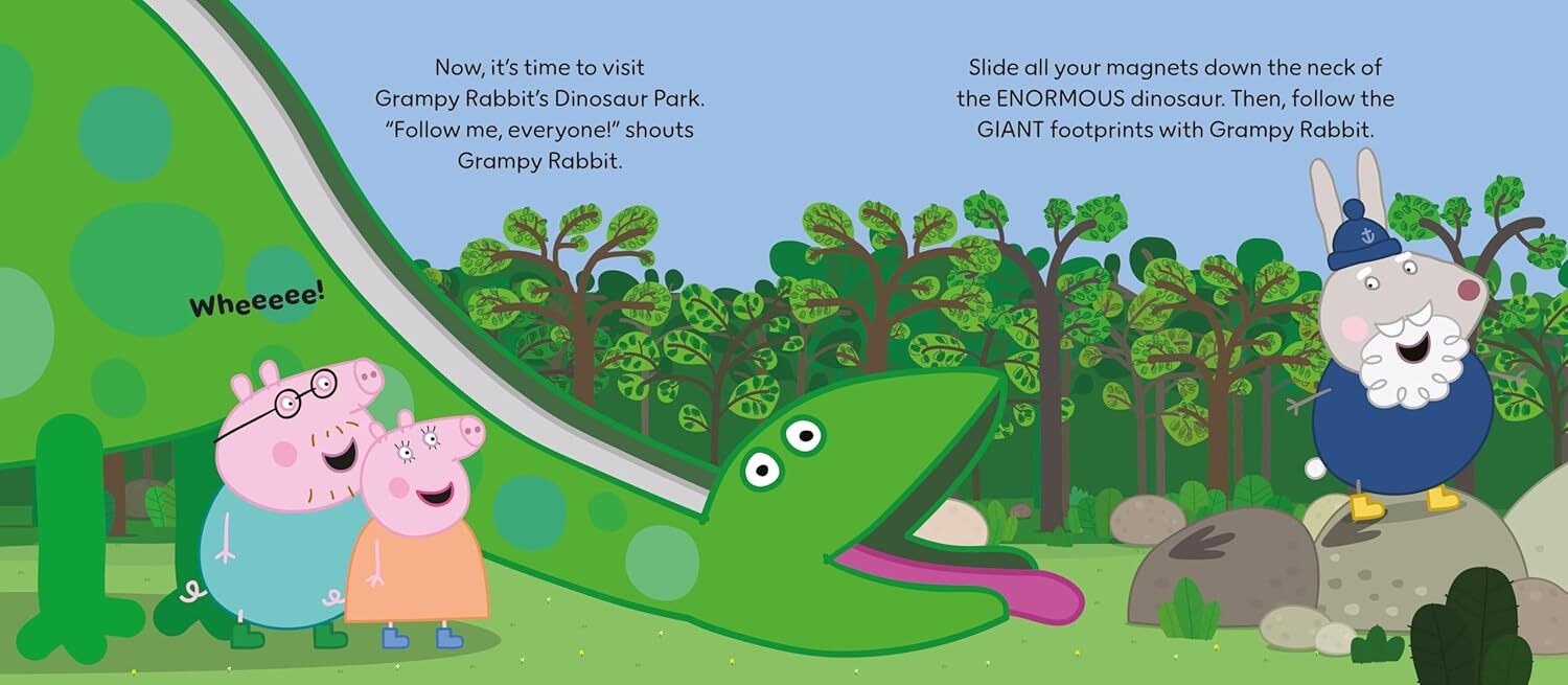 04_Peppa Pig Peppas Dinosaur Adventure Magnet Book