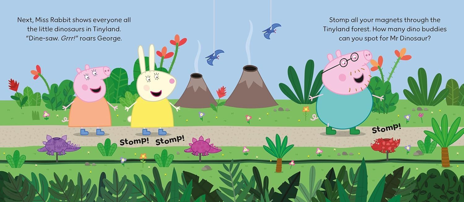 03_Peppa Pig Peppas Dinosaur Adventure Magnet Book