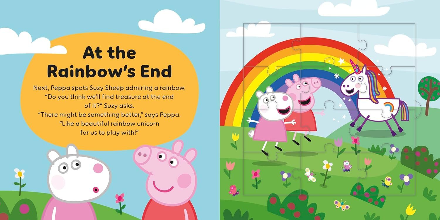 04_ Peppa Pig Peppas Unicorn Fun Jigsaw Puzzle Book