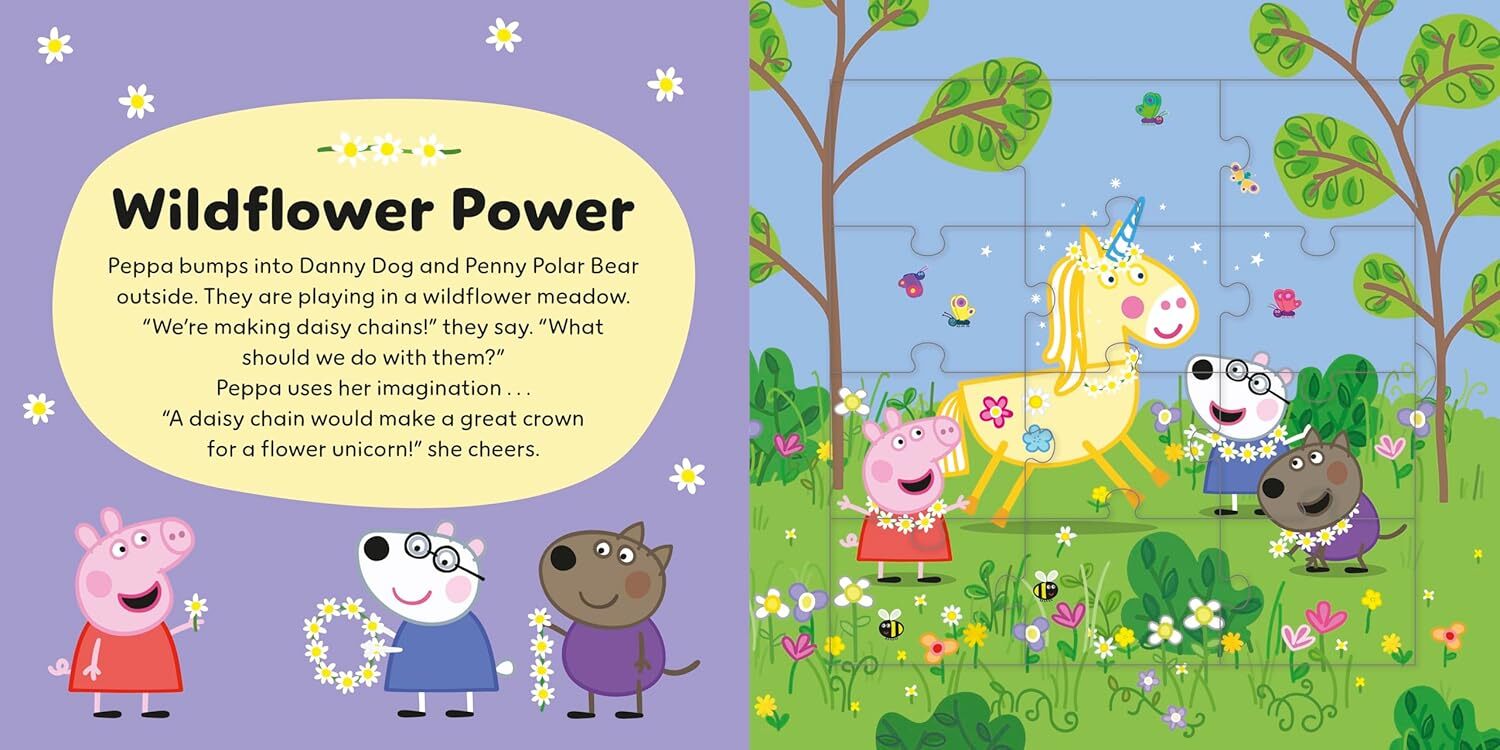 03_ Peppa Pig Peppas Unicorn Fun Jigsaw Puzzle Book