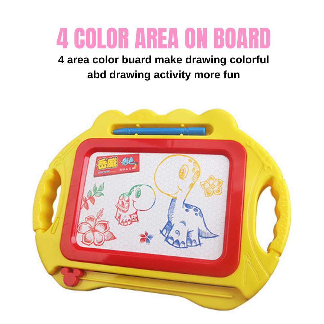 Kids Color Drawing Board White Background Papan Menulis