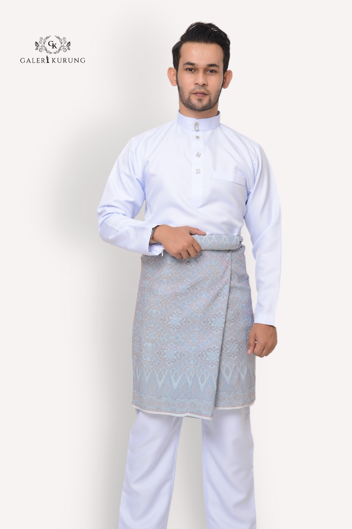 Baju Nikah Lelaki Cutting Slim Fit Purewhite Galeri Kurung