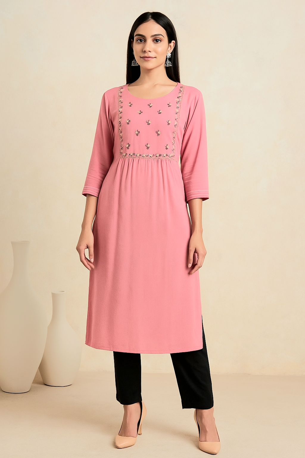 Elegant in Pink and Black