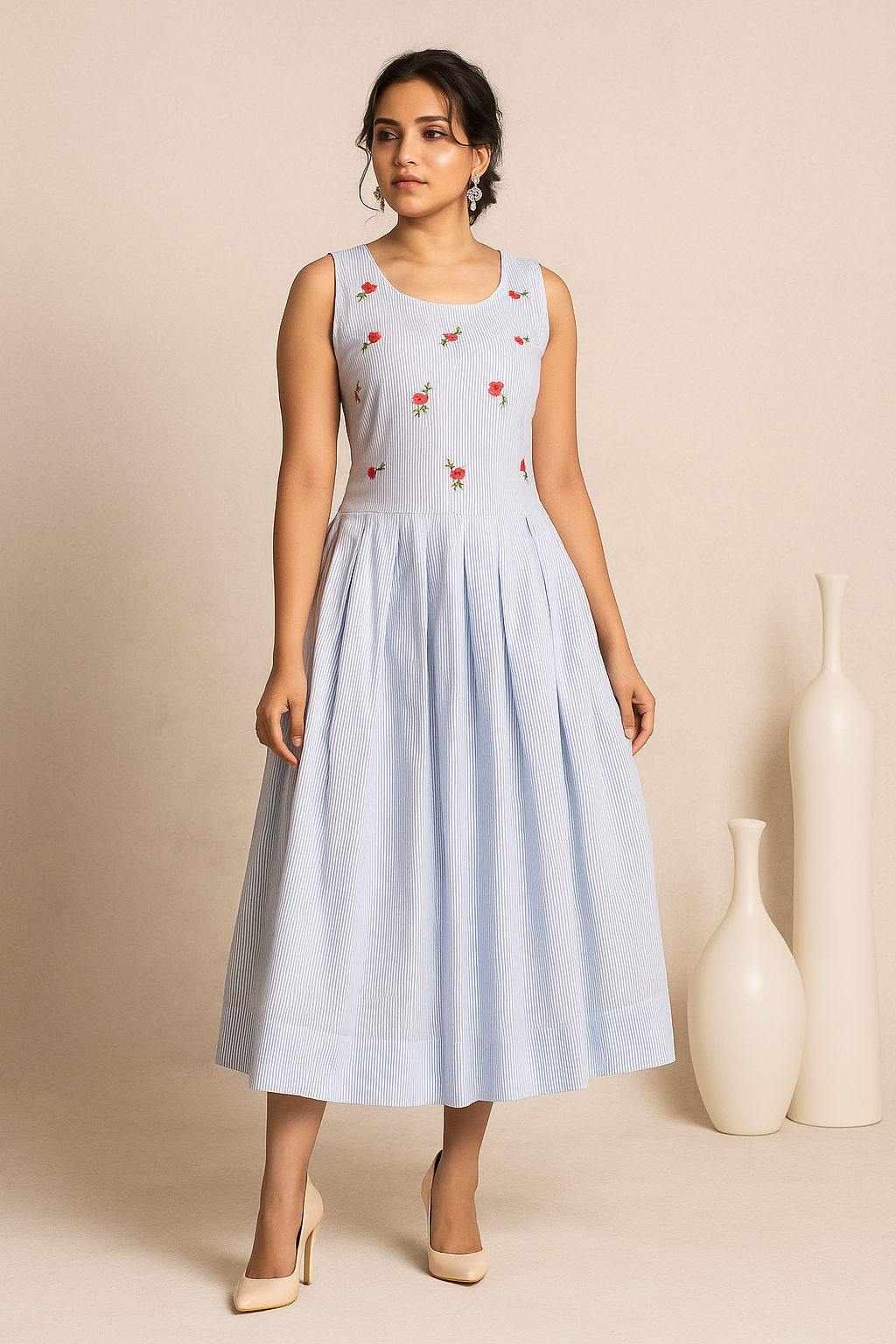 Elegance in Floral Embroidery