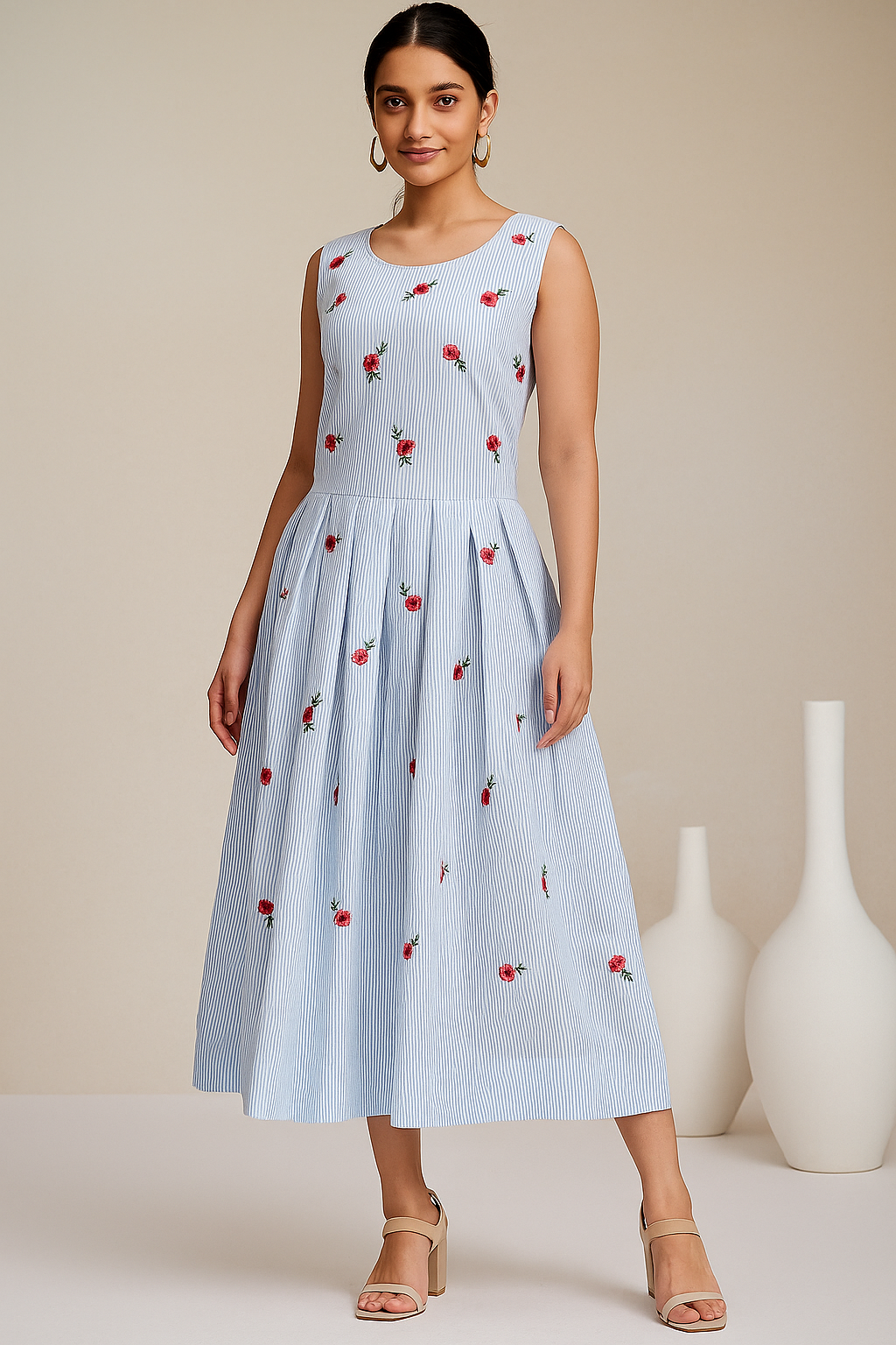 Elegance in Blue and Roses (1)