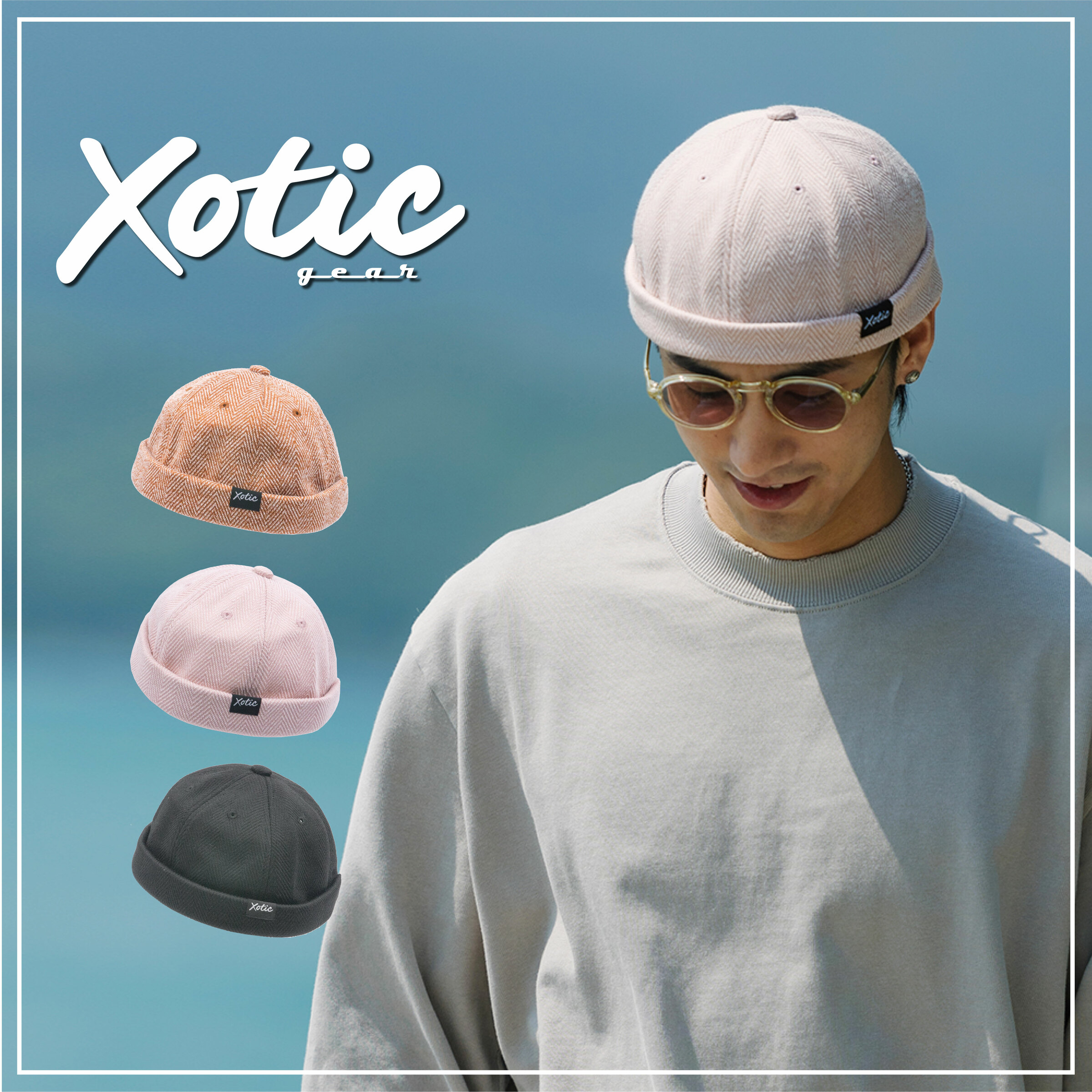 Tweed Miki Hat 人字紋抽繩水兵帽– XOTIC GEAR OFFICIAL SITE
