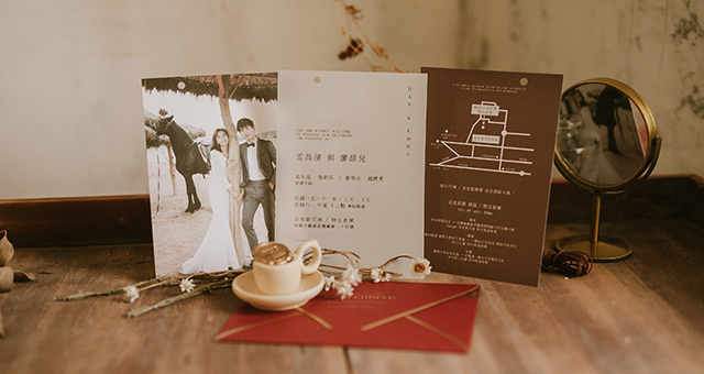 極簡影像婚卡 內文連結
