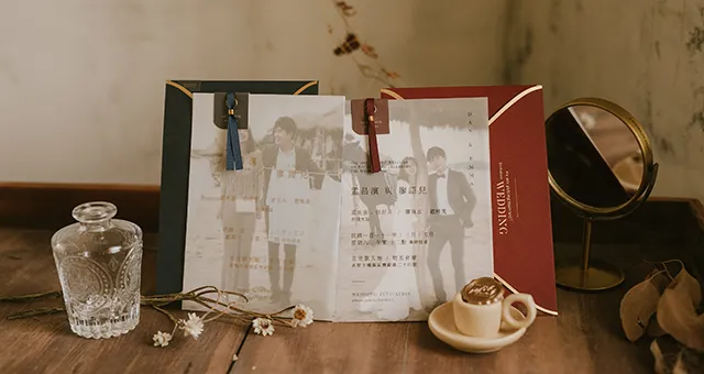 極簡影像婚卡 內文說明