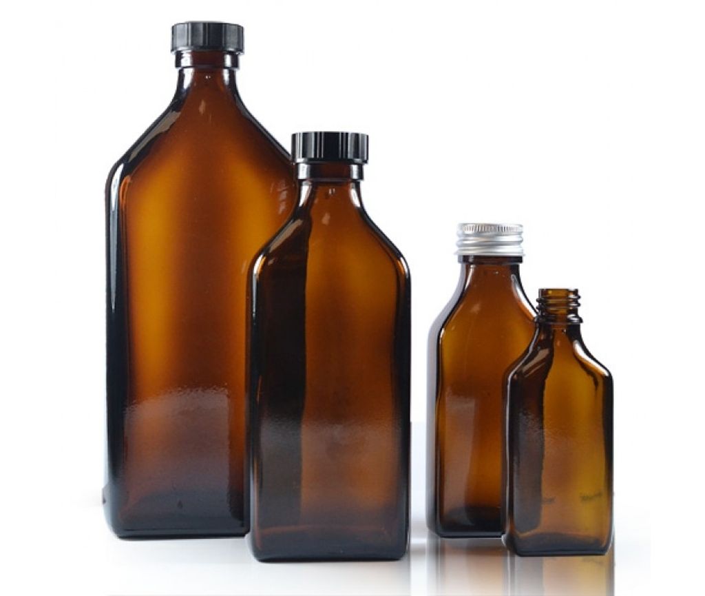 Product 62 - Medical Bottle, Flat with Screw Cap, Amber.jpg