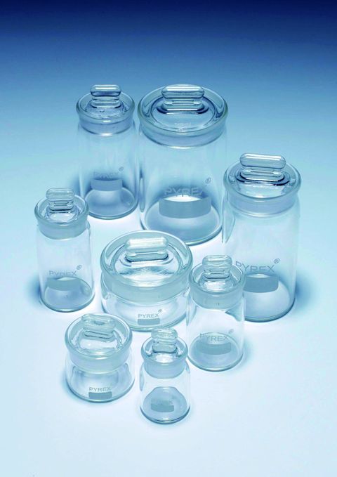 PYREX Milk Dilution Bottles With Screw Cap