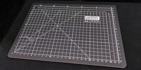 Wonday A4 Self-Healing Cutting Mat - 300x220mm, 3mm Thick, Double-Sided With Grid & Angle Guides 7 thumbnail image