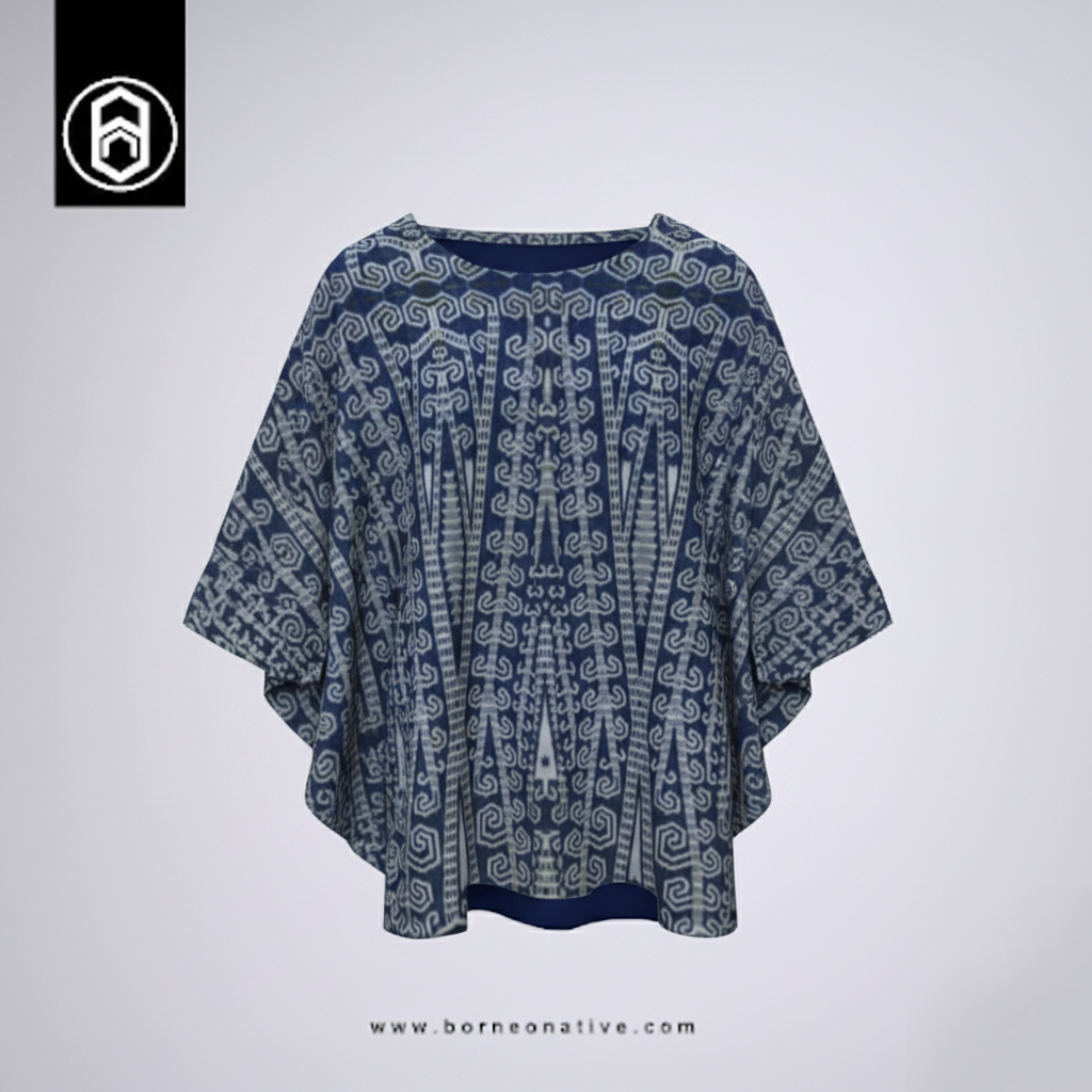 Temiang Biru Blouse