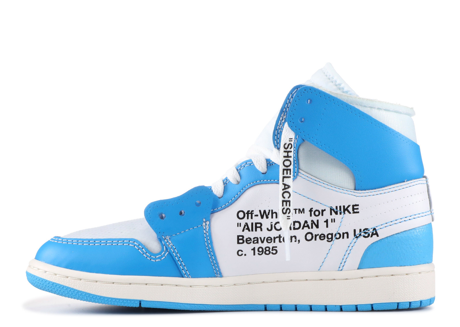 nike jordan x off white 1 retro high unc blue nike jordan x off white 1 retro high unc blue