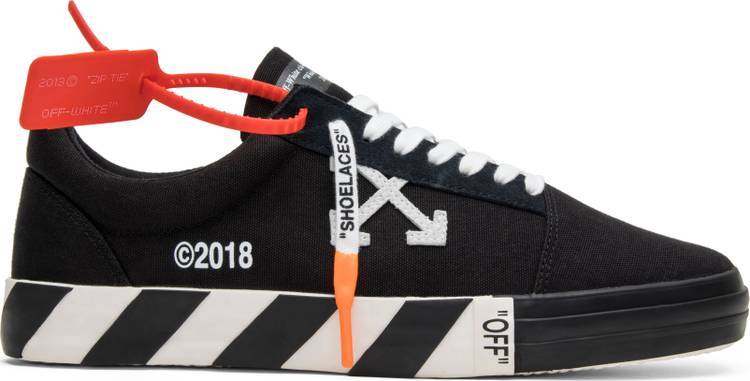 off white vulc low canvas