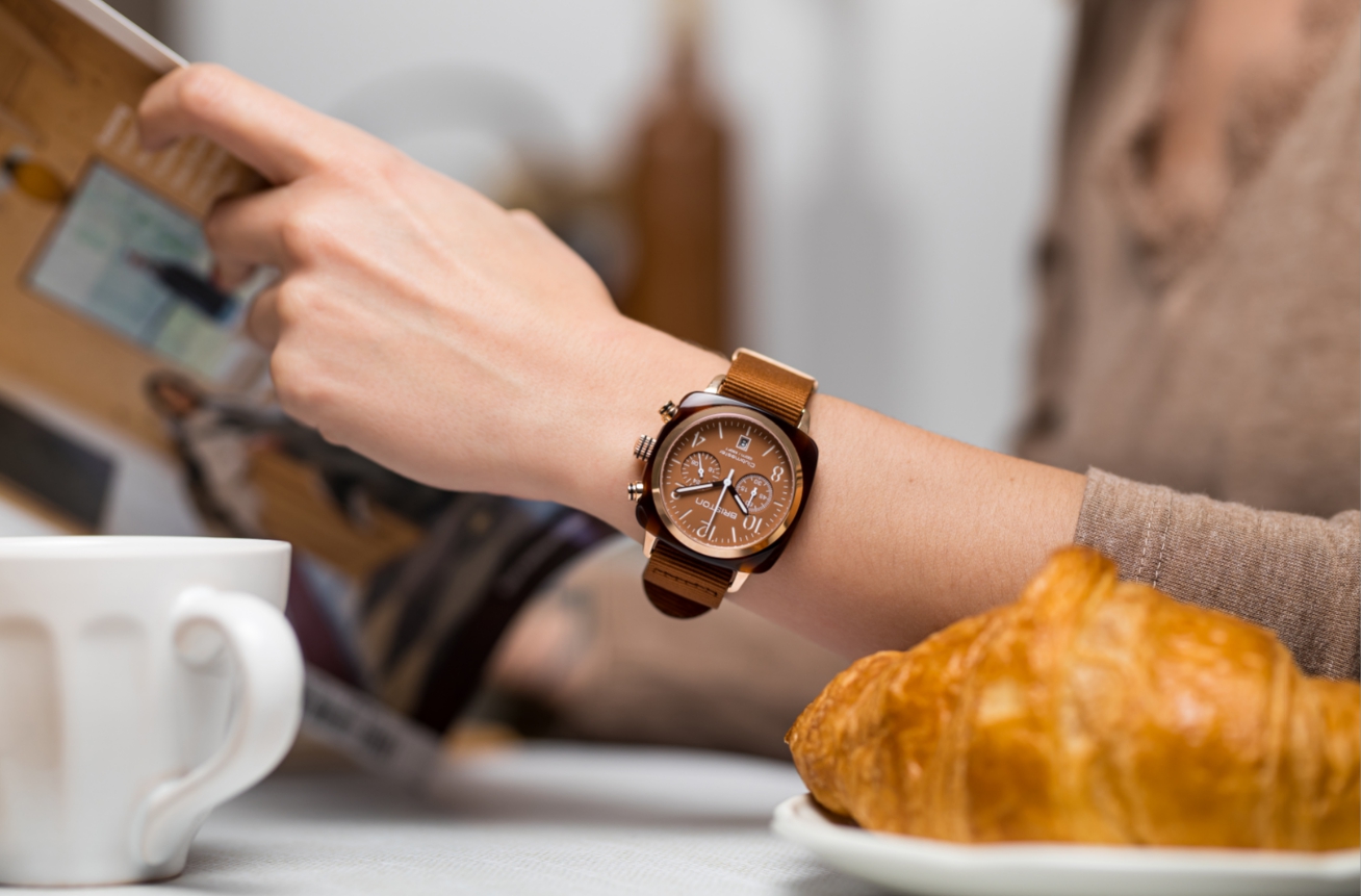 Briston手工方糖腕錶2021全新配色 - 可可色、焦糖色、香草色、祼色，讓你找到屬於自己的獨一無二色調