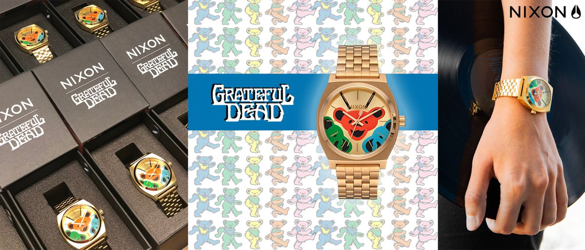 Grateful Dead X NIXON 限量聯名款！繽紛色系呈現美國60年代經典搖滾樂團Grateful Dead 跳舞小熊