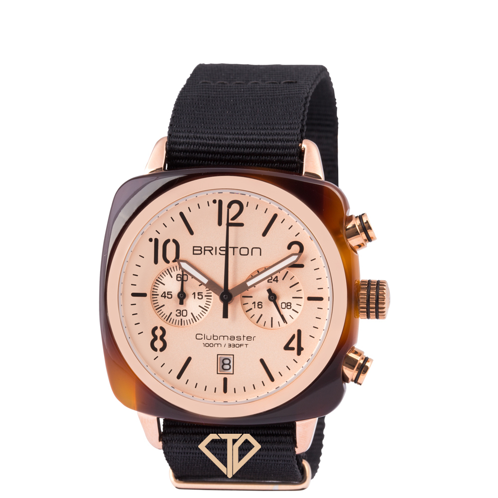 BRISTON】C.T.O 刺繡聯名款手錶玫瑰金40mm 手錶CEO粉絲必備必收