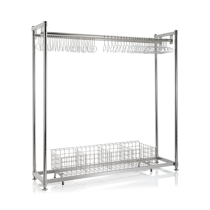 SMT SUS Hanger rack with basket.png